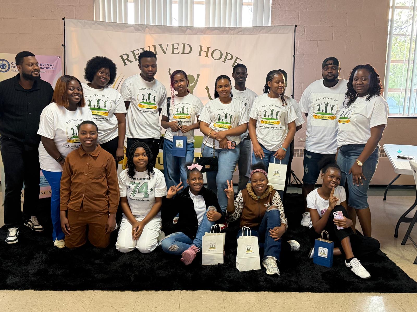 Community outreach event organized by Revived Hope Foundation