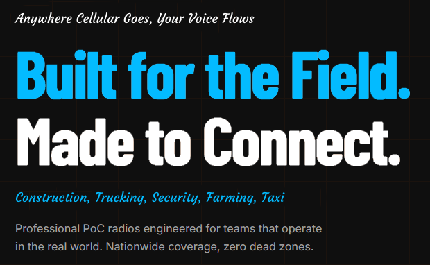 PoC push-to-talk over cellular radio 2