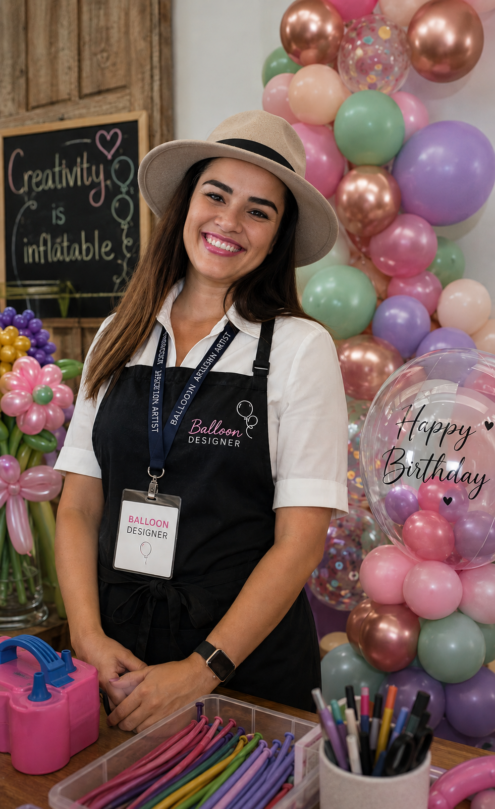 Kimmarcia Young, Creative Director of Pop The Room Balloon Decor