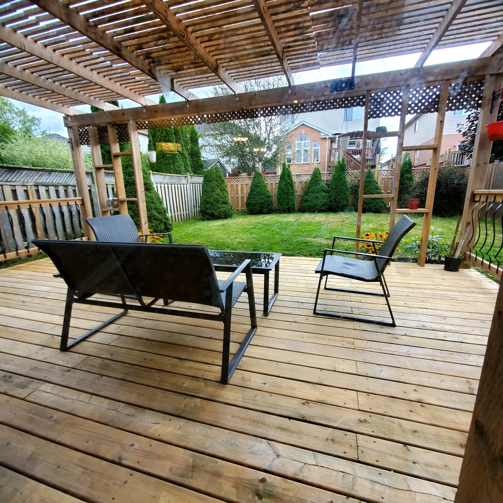 Backyard Wooden Deck