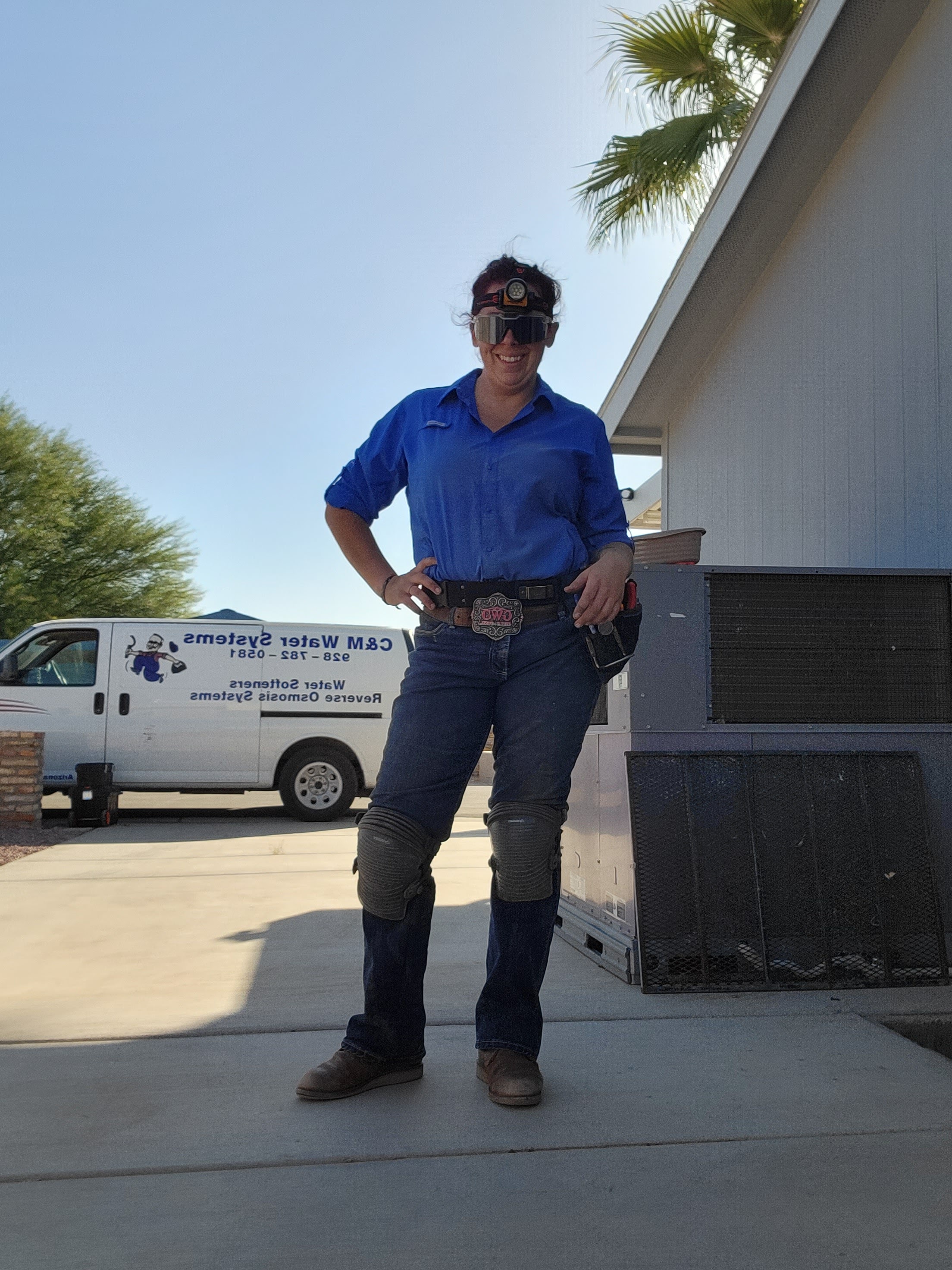 Taylor Thomas, owner operator at C&M Water Systems
