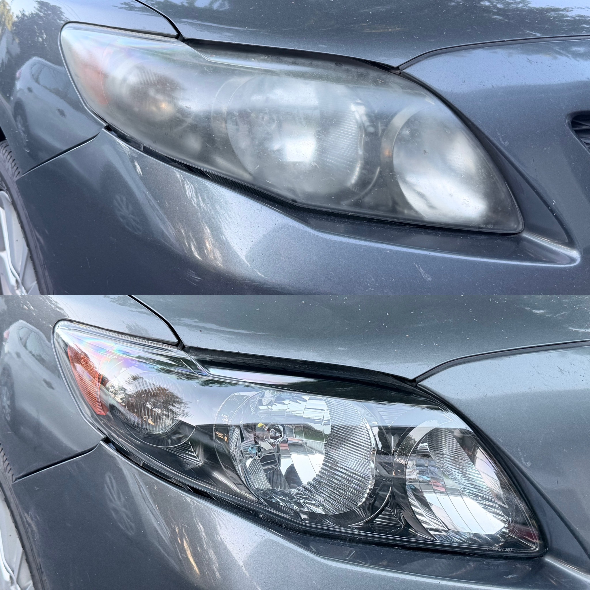 Headlight restoration result 2