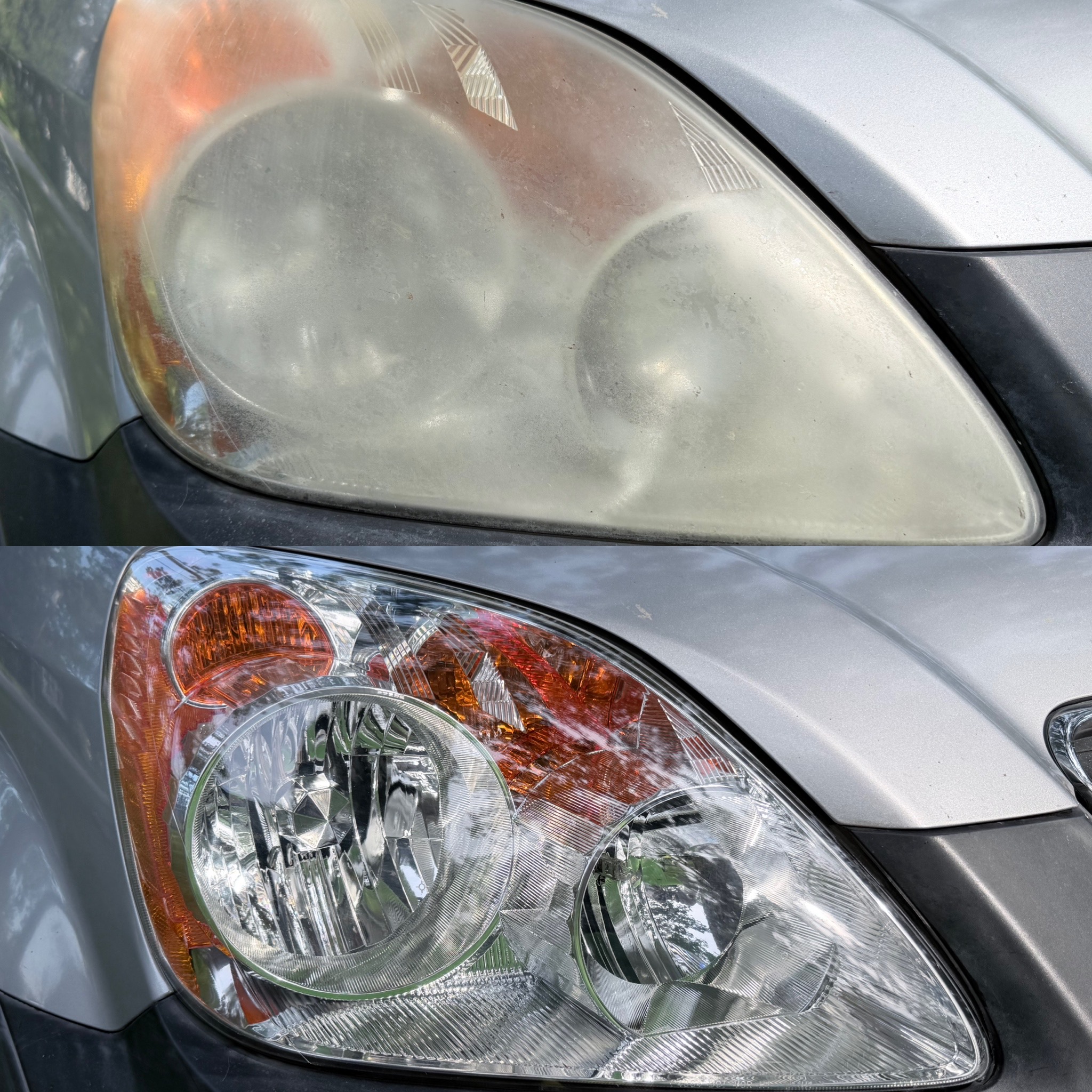 Headlight restoration result 3