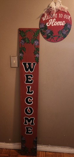 A hand-made custom creation from The Wee Gift Shoppe