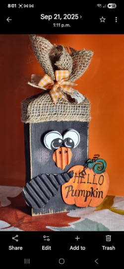 A hand-made custom creation from The Wee Gift Shoppe