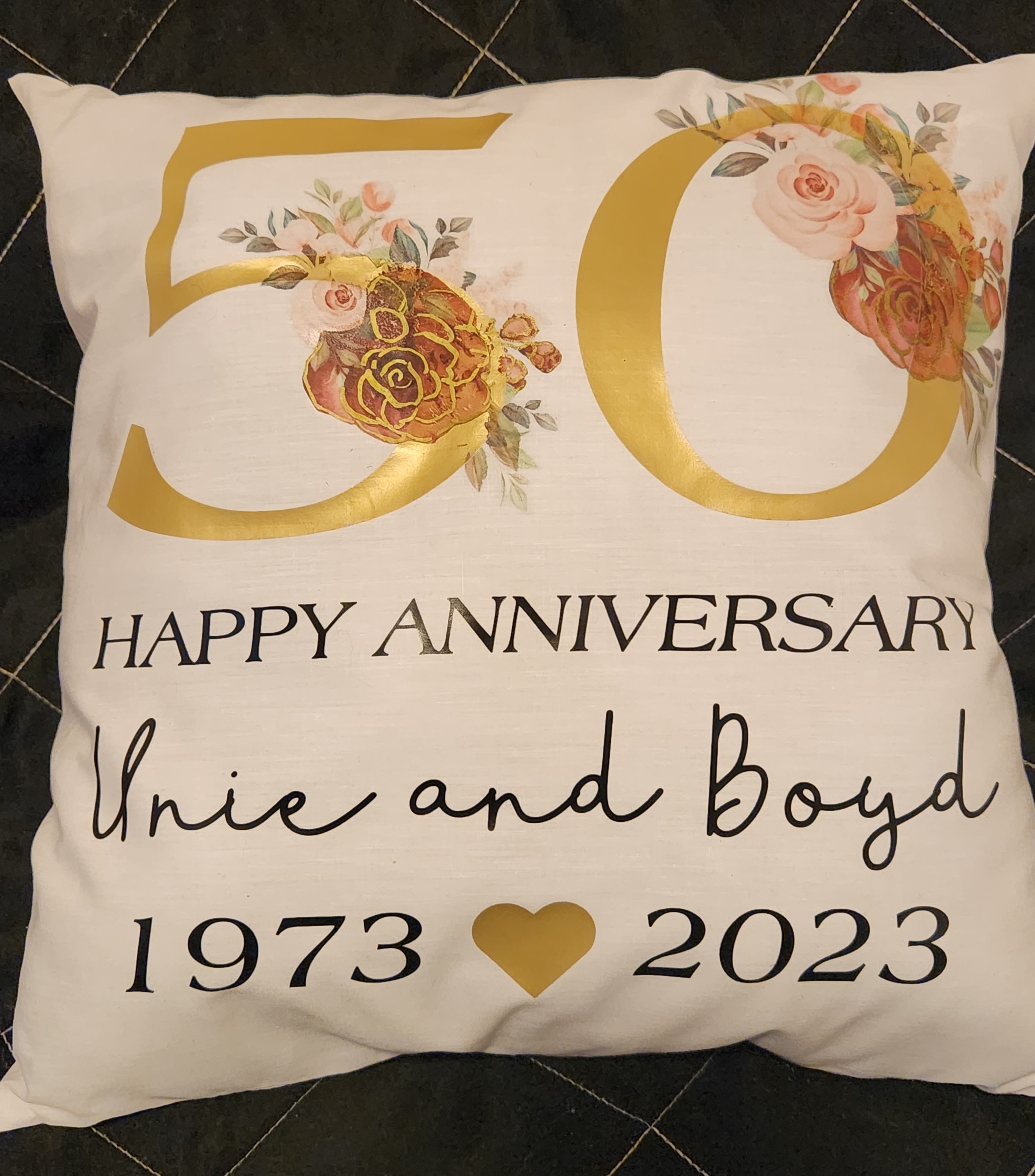 A hand-made custom creation from The Wee Gift Shoppe