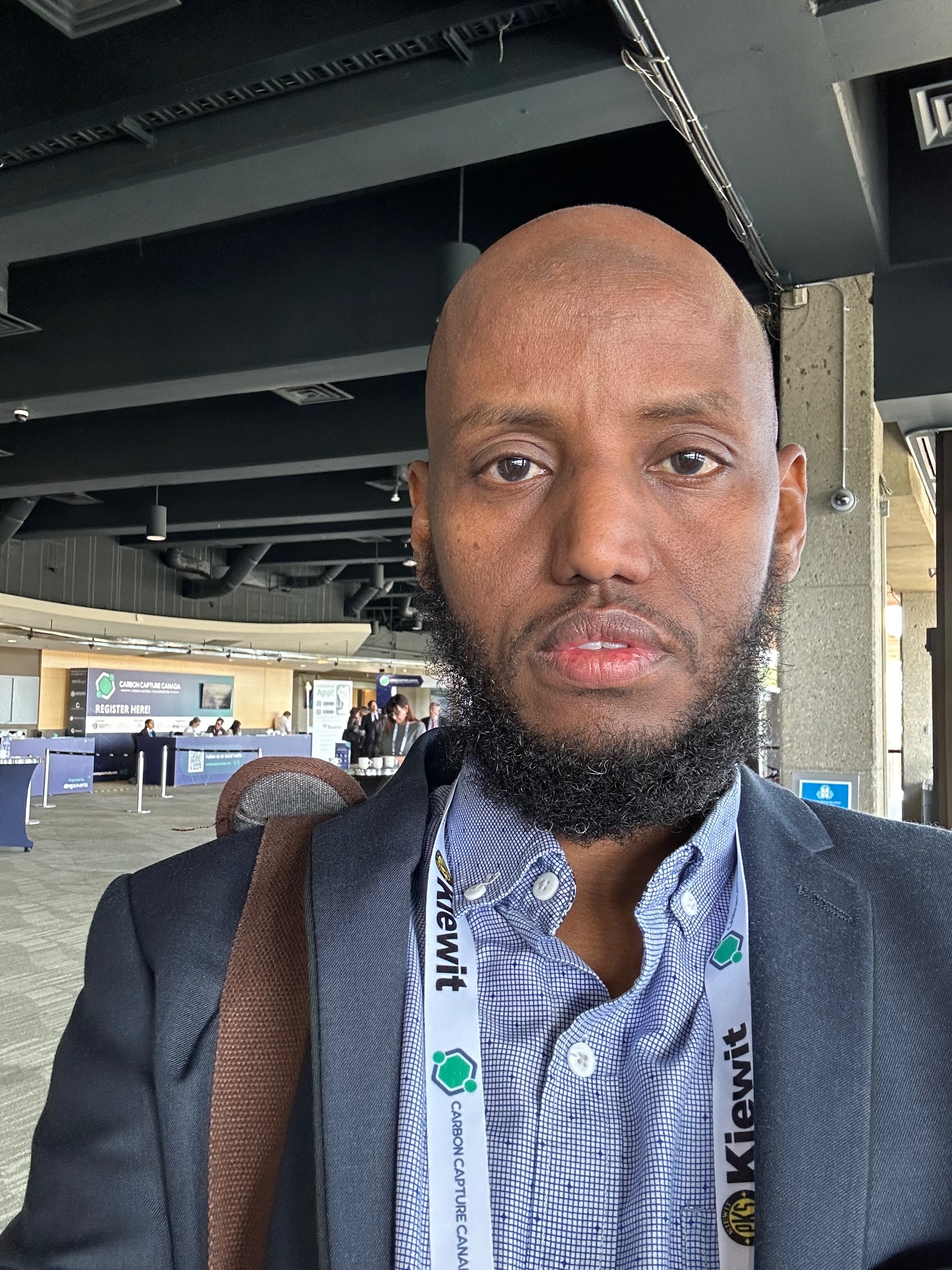 Portrait of Dr. Feysal Ali, Materials Engineer and clean energy researcher
