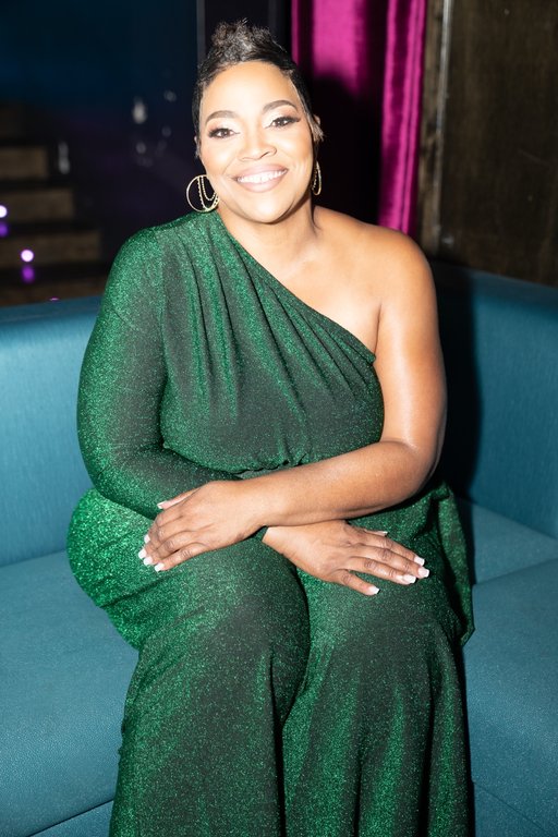 Donna Mitchell seated at an event
