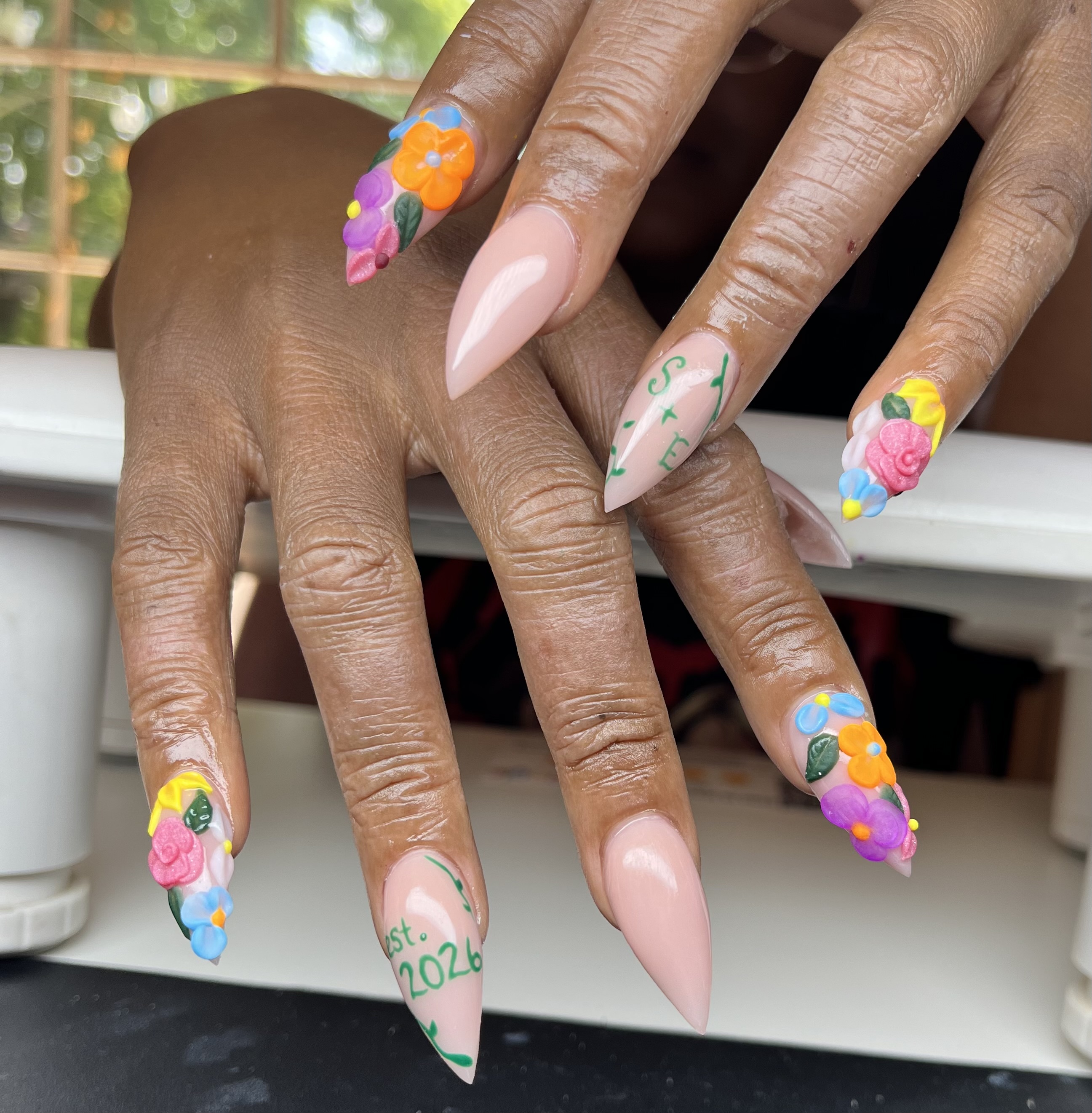 Nailed by AK acrylic nail art 10