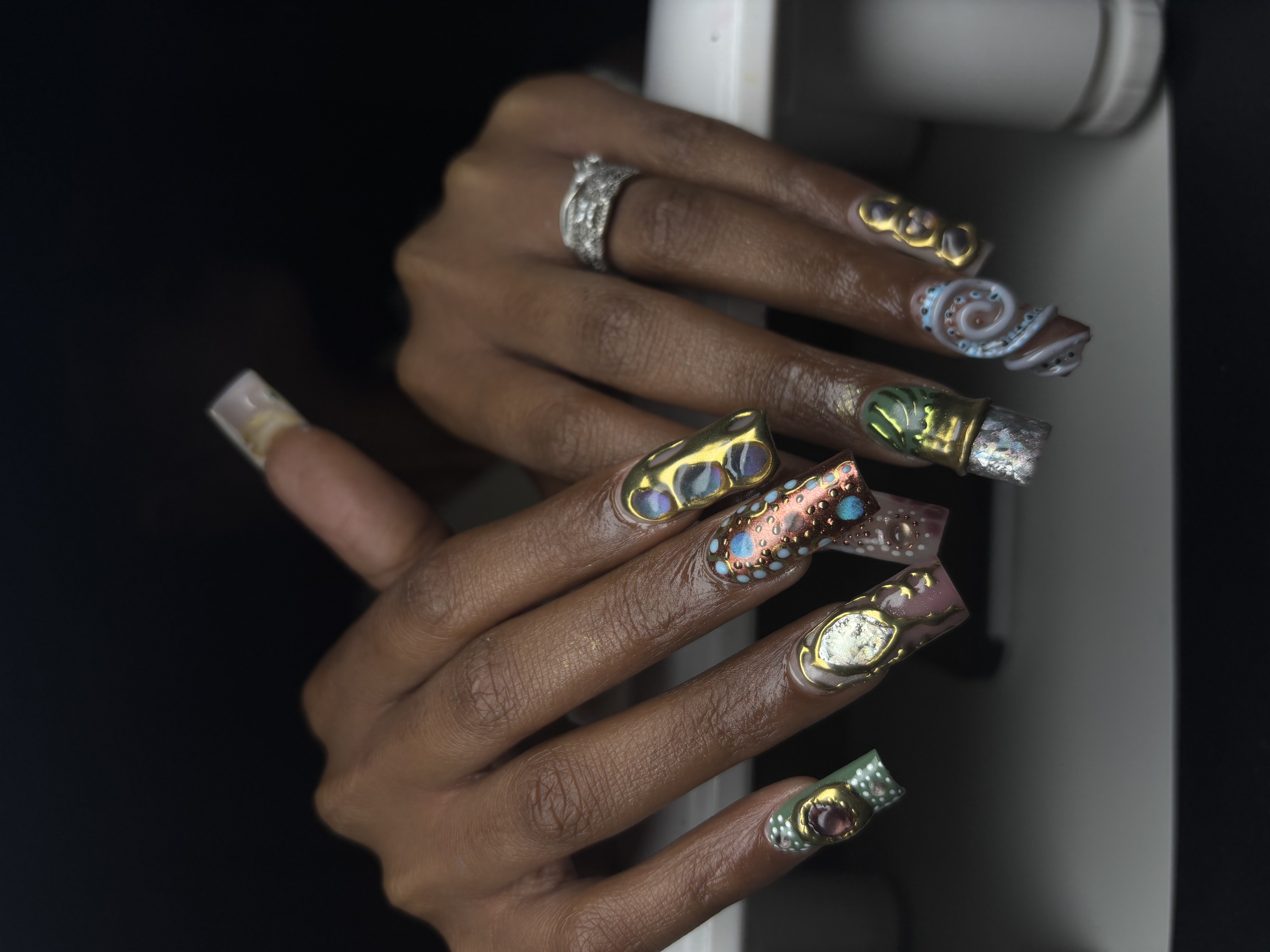 Nailed by AK acrylic nail art 14