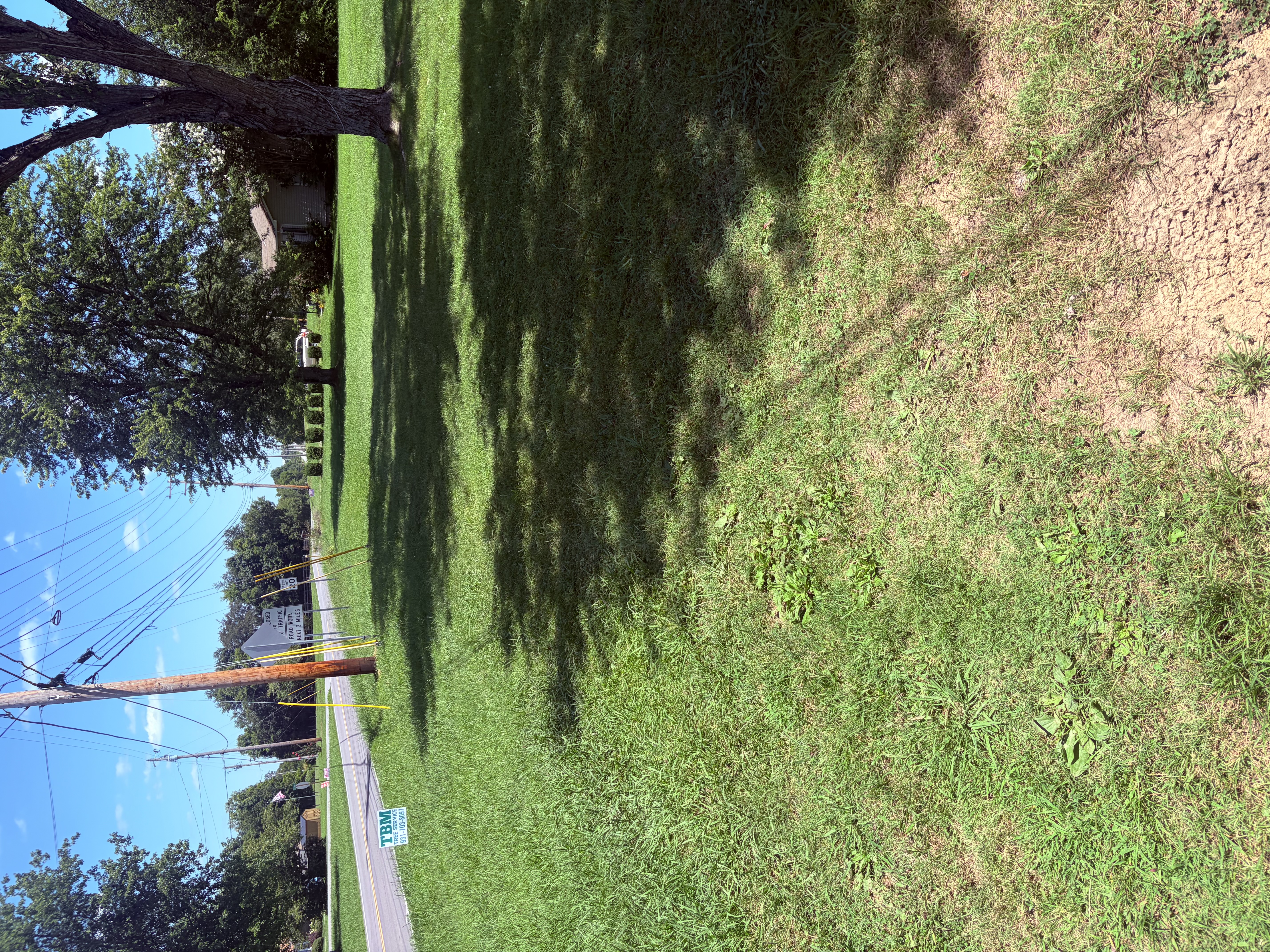 Well kept outdoor space serviced by the EZ Lawncare team