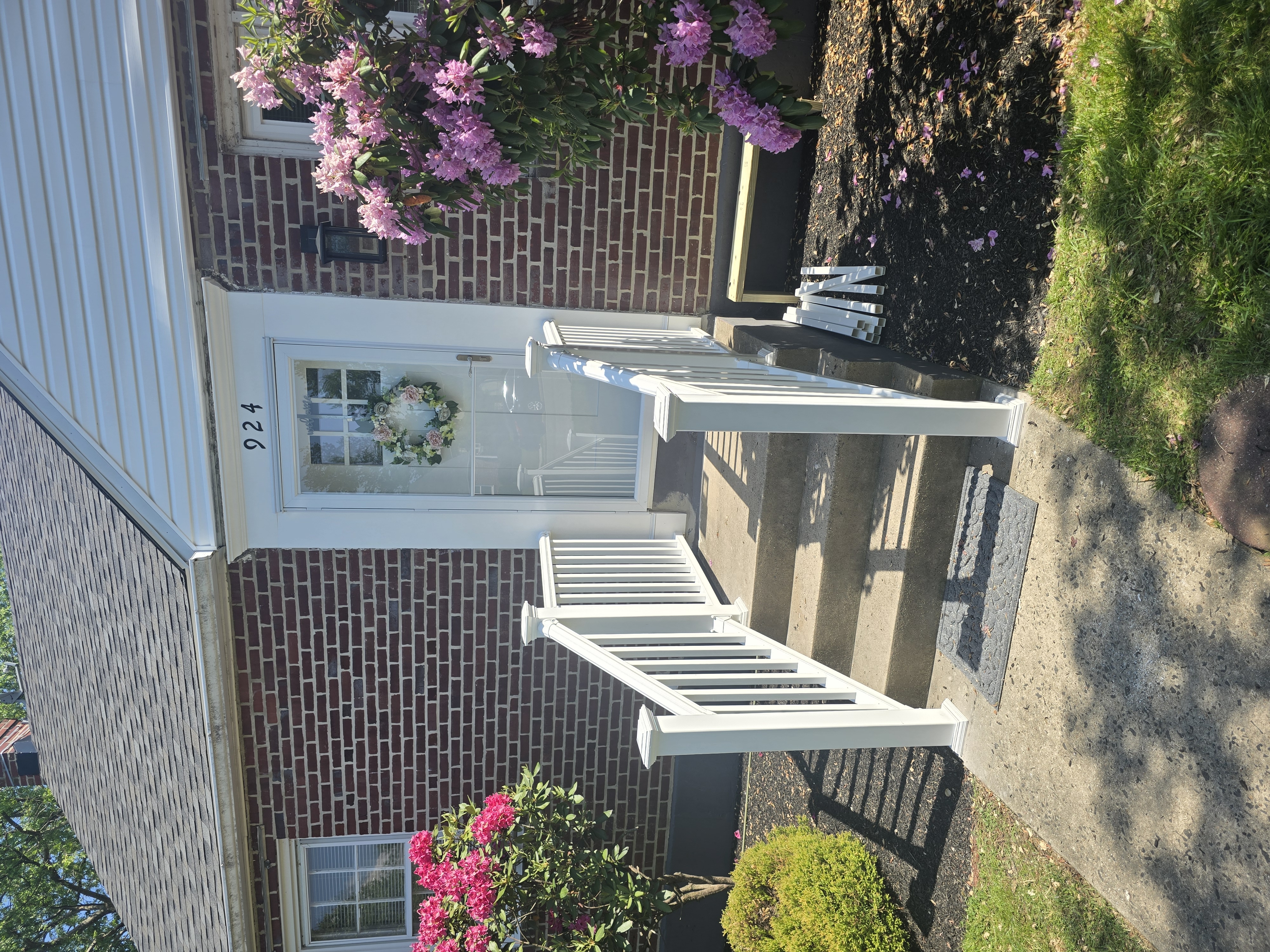 Stair railing repair and refinish