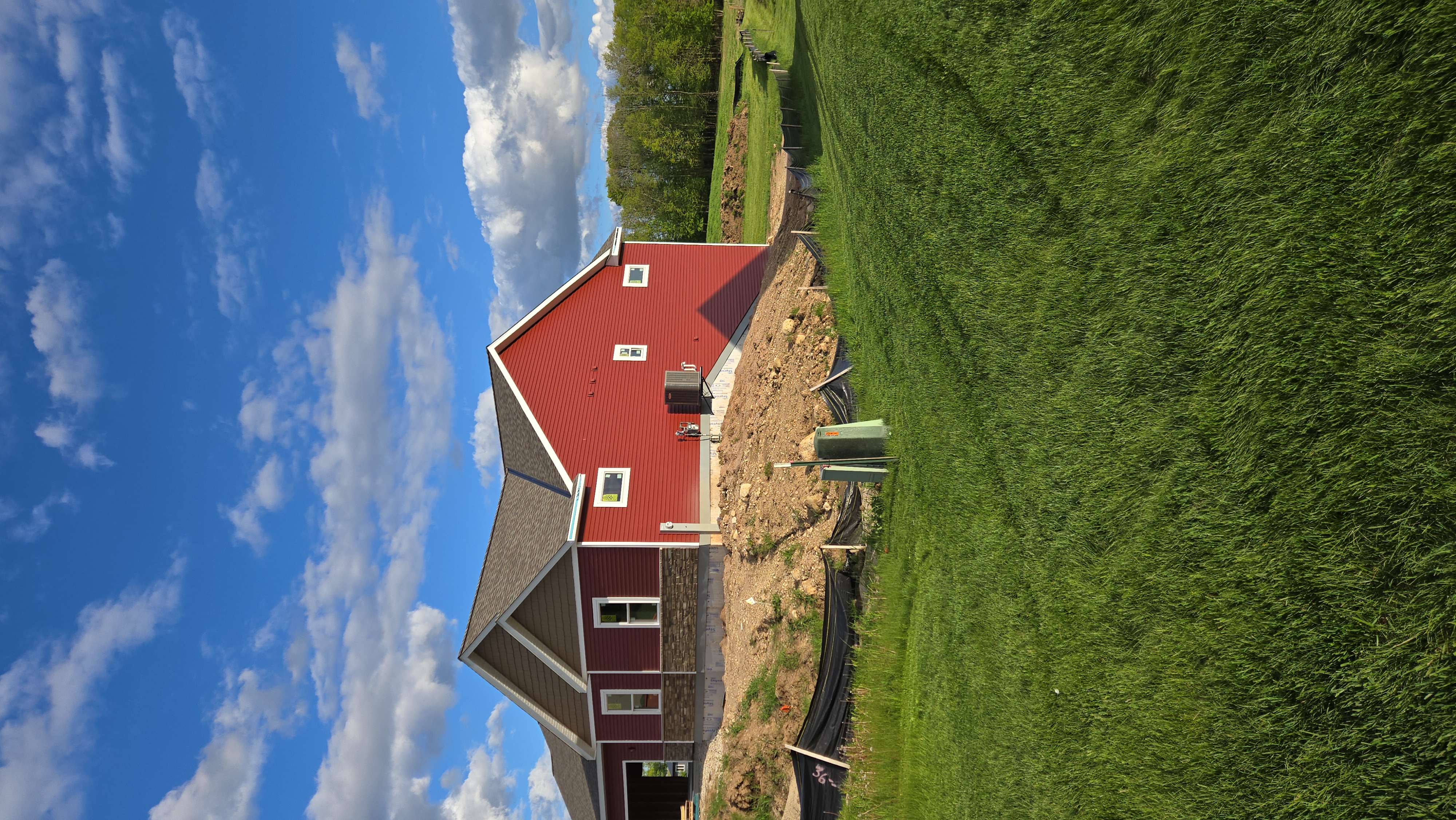 New siding installation on a Wisconsin home