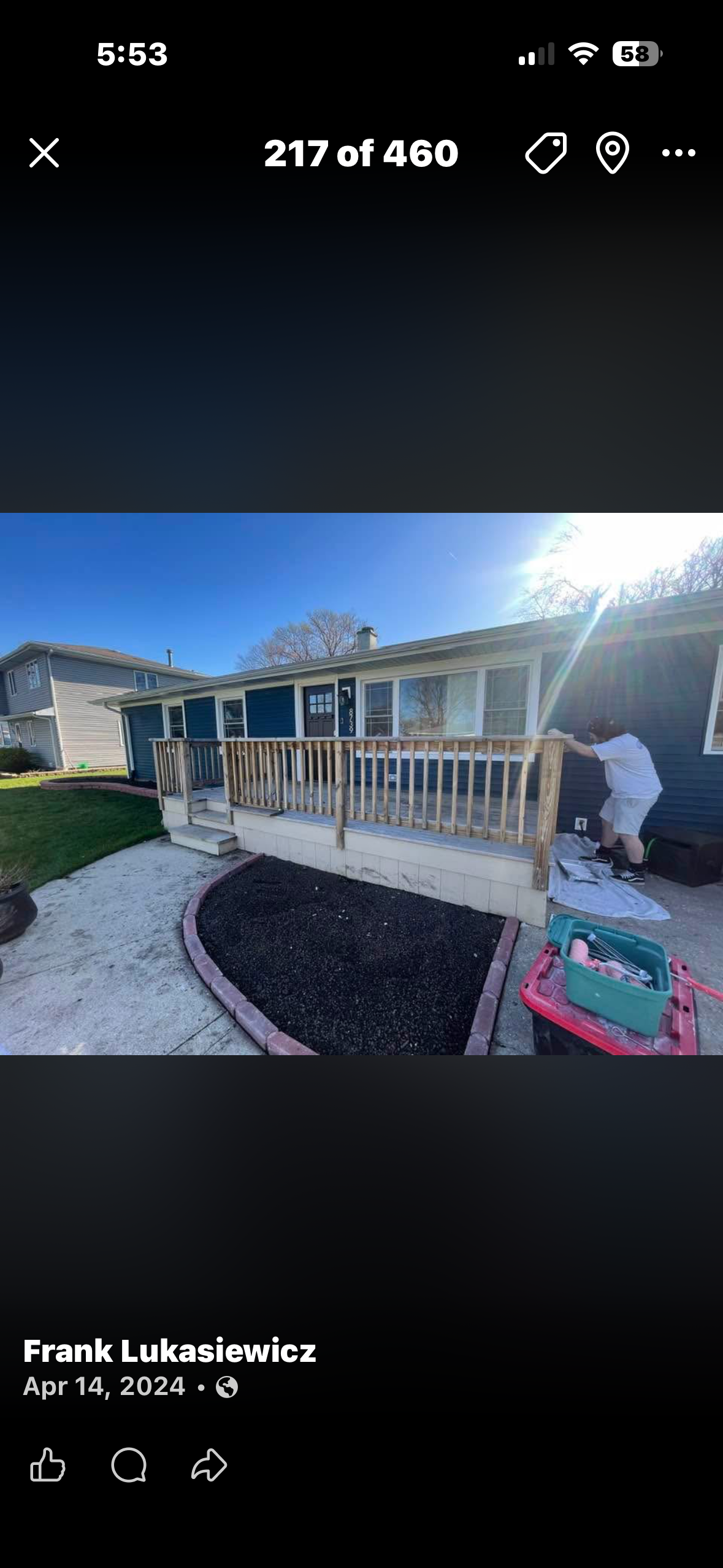 Residential painting work