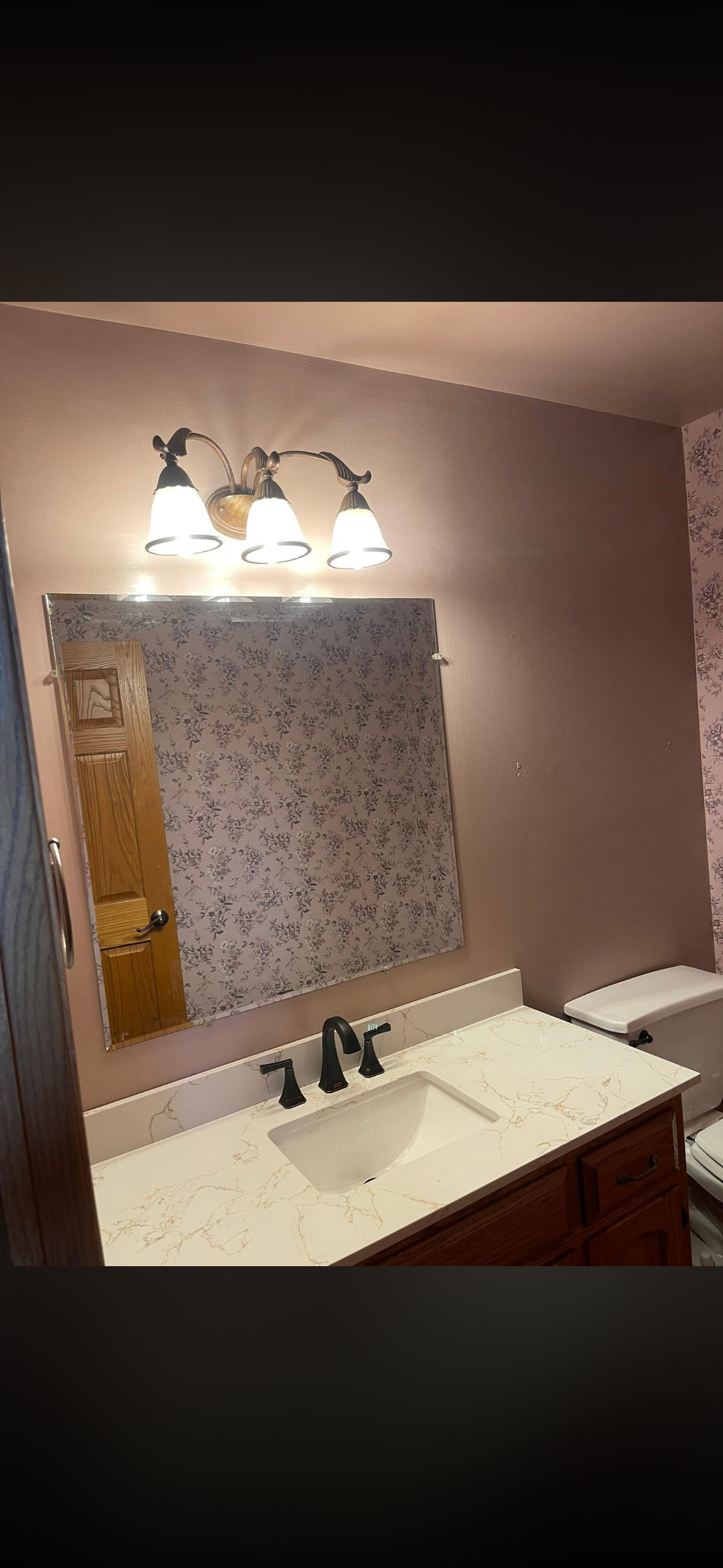 Completed handyman project
