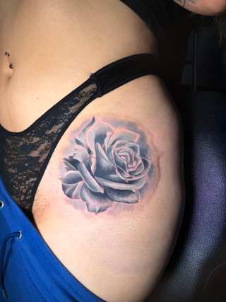 Vibrant color tattoo artwork at JVAL INK